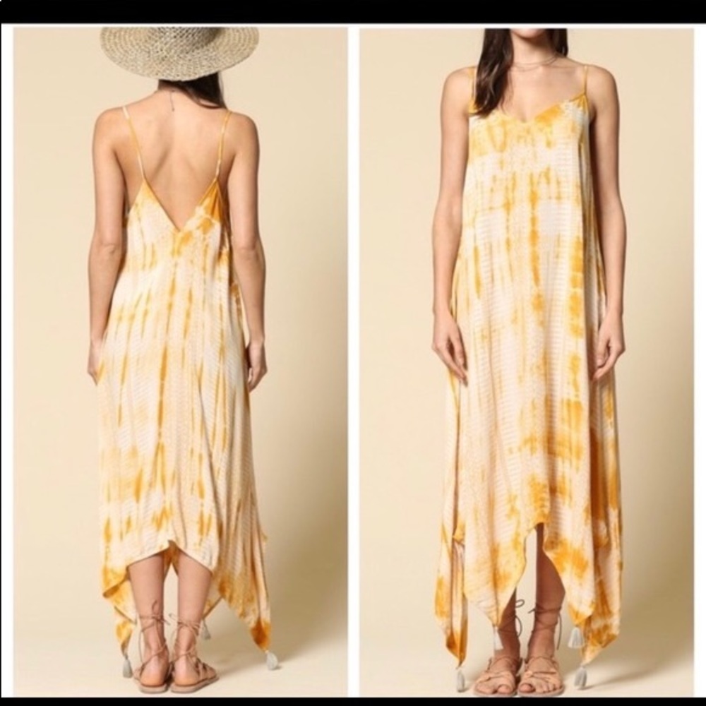 By Together Tie Dye Maxi with Tassel Detailing
